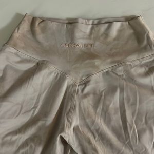 Alphalete leggings in size small! Light brown tie dye.